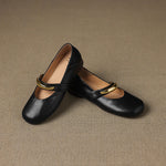 Etta Genuine Leather Mary Jane Pumps