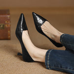 Nia Genuine Leather Heels