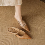 Neok Genuine Leather Mules