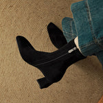 Aelis Genuine Suede Boots