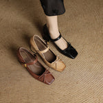 Emara Genuine Leather Heels