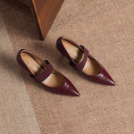 Cyra Genuine Leather Heels