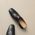 Pela Genuine Leather Mules