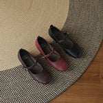 Sela Genuine Leather Flats