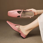 Keva Genuine Leather Mules