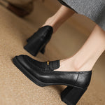 Zivra Genuine Leather Heels