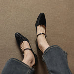 Veria Genuine Leather Heels