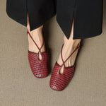 Opal Genuine Leather Slingbacks