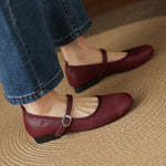 Sela Genuine Leather Flats