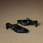 Zeva Genuine Leather Mary Jane Mules