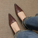 Revia Genuine Leather Heels