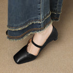 Ayra Genuine Leather Flats