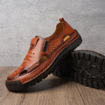 Kairo Hollow Out Leather Comfort Shoes