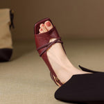 Emilia Genuine Leather Slingback Sandals