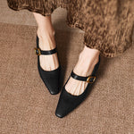 Kelly Genuine Leather Mary Jane Pumps