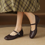 Sela Genuine Leather Flats