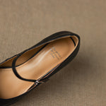 Veria Genuine Leather Heels