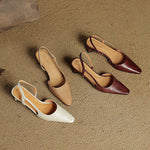 Elle Genuine Leather Heels