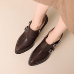 Nyrix Genuine Leather Heels