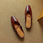 Kiro Genuine Leather Mules