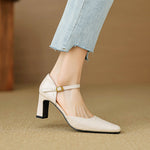 Amaris Genuine Leather Heels