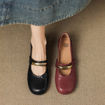 Etta Genuine Leather Mary Jane Pumps