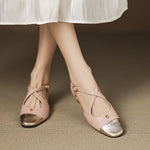 Elene Genuine Leather Mary-Jane Flats