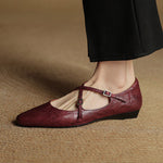 Eclan Genuine Leather Flats