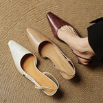 Elle Genuine Leather Heels