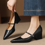 Orvia Genuine Leather Heels