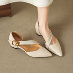 Viera Premium Leather Pointed Toe Pumps