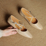 Eclan Genuine Leather Flats