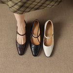 Veria Genuine Leather Heels