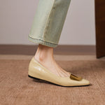 Relia Genuine Leather Flats