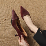 Nia Genuine Leather Heels