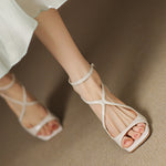 Christine Genuine Leather Heels