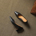 Vena Genuine Leather Heel Pumps