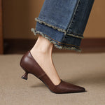 Revia Genuine Leather Heels