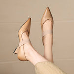 Tiera Genuine Leather Heels