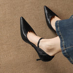 Eda Genuine leather Pointed-Toe Pumps