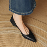 Nera Genuine Leather Heels