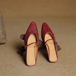 Zella Genuine Leather Mules