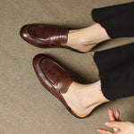 Serin Genuine Leather Mules