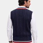 Old Money Essential Knit Vest - Cross & Crown