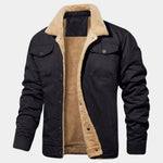 Vintage Fleece Bomber Jacket - Cross & Crown