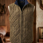GIO QUILTED SUEDE VEST