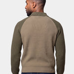 Raglan Quarter Zip Sweater - Cross & Crown