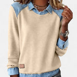 Gloria | Contrast-Panel Pullover