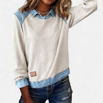Gloria | Contrast-Panel Pullover