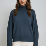 Fern | Ribbed Mock Neck Sweater
